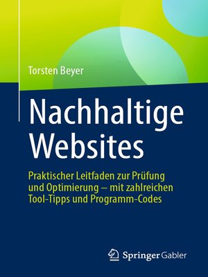 cover image of Nachhaltige Websites